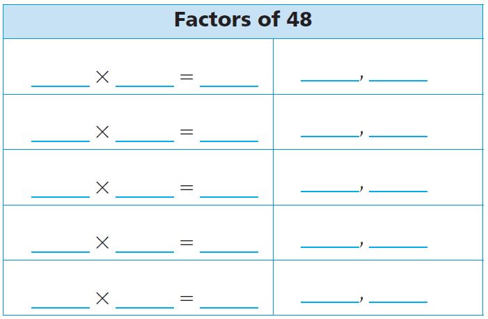 Go Math Grade 4 Answer Key Chapter 5 Factors, Multiples, and Patterns Review/Test img 27