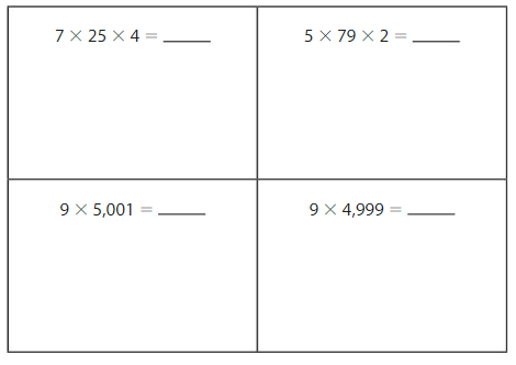 Big Ideas Math Answer Key Grade 4 Chapter 3 Multiply by One-Digit Numbers 3.9 1