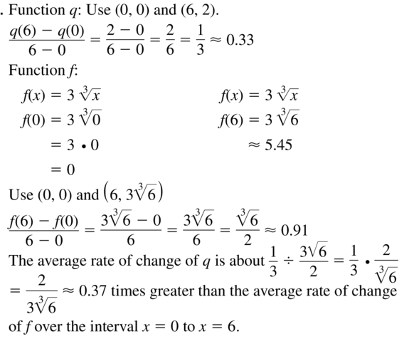 Big Ideas Math Algebra 1 Answers Chapter 10 Radical Functions and Equations 10.2 a 35