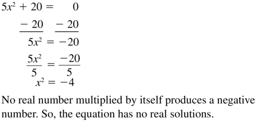 Big Ideas Math Algebra 1 Answers Chapter 10 Radical Functions and Equations 10.2 a 47