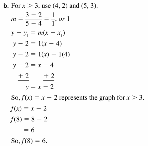 Big Ideas Math Algebra 1 Answers Chapter 4 Writing Linear Functions 4.7 Question 49.2