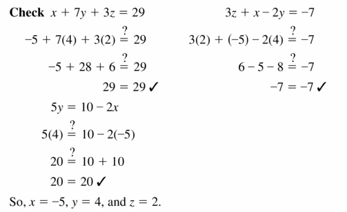 Big Ideas Math Algebra 1 Answers Chapter 5 Solving Systems of Linear Equations 5.3 Question 35.3