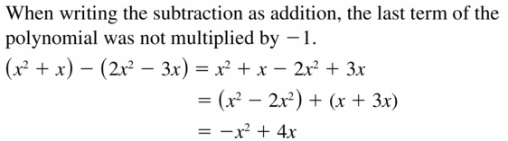 Big Ideas Math Algebra 1 Answers Chapter 7 Polynomial Equations and Factoring 7.1 Question 39