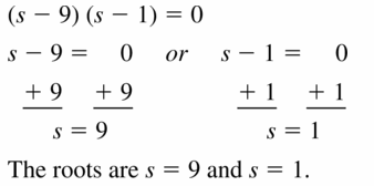 Big Ideas Math Algebra 1 Answers Chapter 7 Polynomial Equations and Factoring 7.4 Question 7