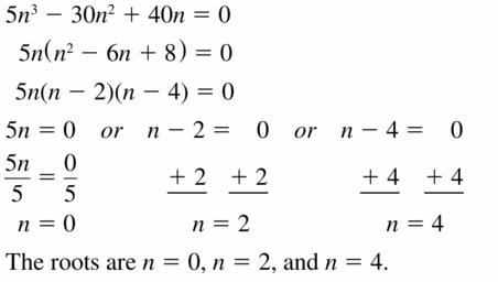 Big Ideas Math Algebra 1 Answers Chapter 7 Polynomial Equations and Factoring 7.8 Question 23
