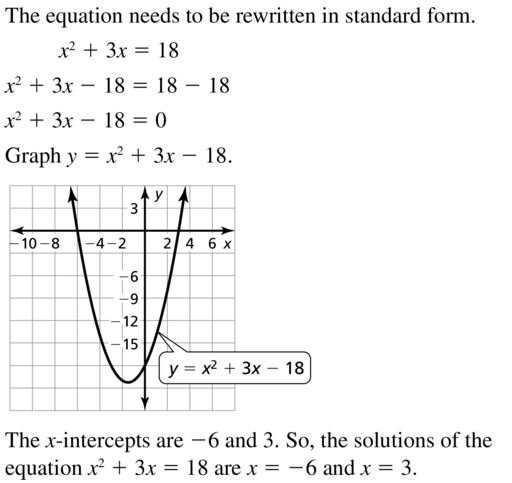 Big Ideas Math Algebra 1 Answers Chapter 9 Solving Quadratic Equations 9.2 a 25