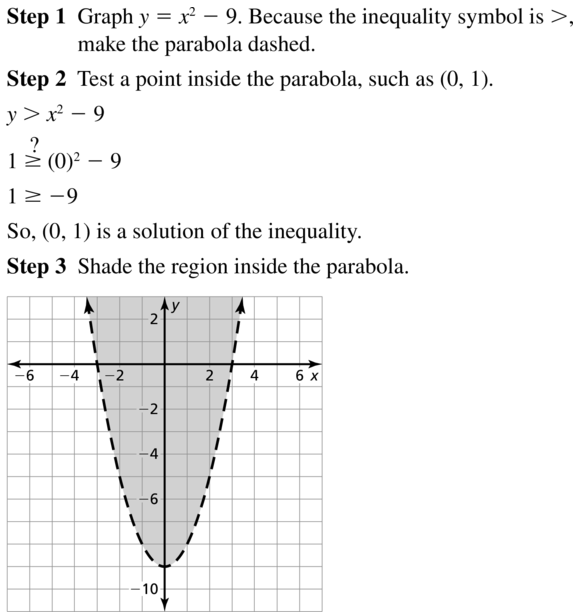 Big Ideas Math Algebra 2 Answer Key Chapter 3 Quadratic Equations and Complex Numbers 3.6 a 9