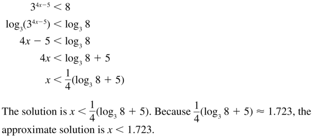 Big Ideas Math Algebra 2 Answer Key Chapter 6 Exponential and Logarithmic Functions 6.6 a 51