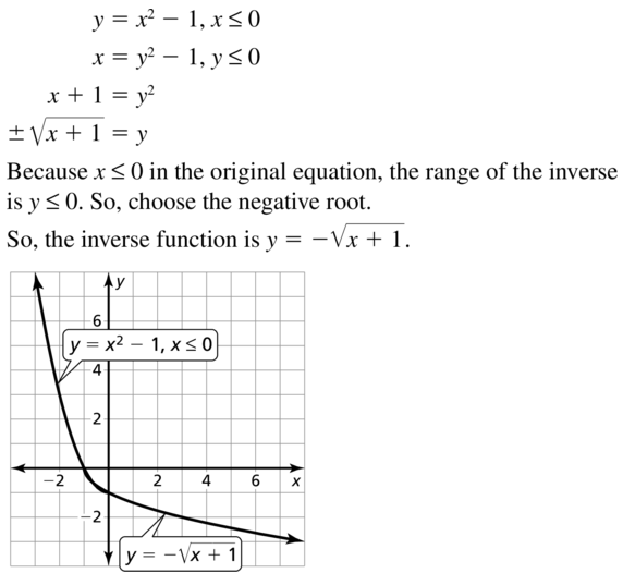 Big Ideas Math Algebra 2 Answers Chapter 6 Exponential and Logarithmic Functions 6.2 a 49