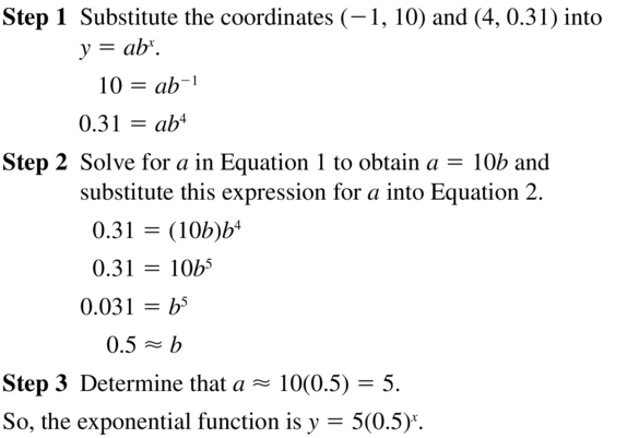 Big Ideas Math Algebra 2 Answers Chapter 6 Exponential and Logarithmic Functions 6.7 a 13