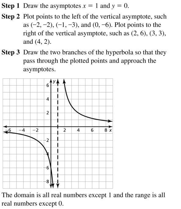 Big Ideas Math Algebra 2 Answers Chapter 7 Rational Functions 7.2 a 13