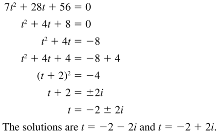 Big Ideas Math Algebra 2 Solutions Chapter 3 Quadratic Equations and Complex Numbers 3.3 a 31