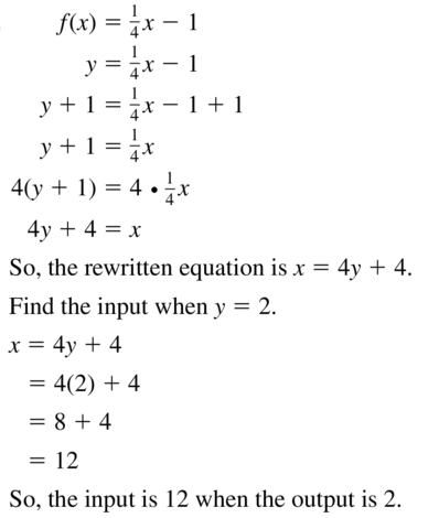 Big Ideas Math Answer Key Algebra 1 Chapter 10 Radical Functions and Equations 10.4 a 11