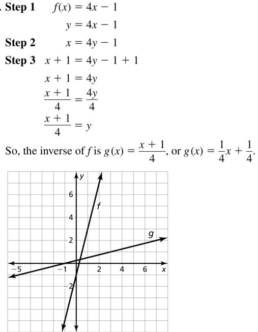 Big Ideas Math Answer Key Algebra 1 Chapter 10 Radical Functions and Equations 10.4 a 17