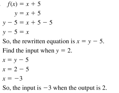 Big Ideas Math Answer Key Algebra 1 Chapter 10 Radical Functions and Equations 10.4 a 9