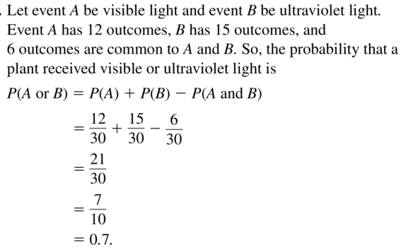 Big Ideas Math Answer Key Algebra 2 Chapter 10 Probability 10.4 a 9