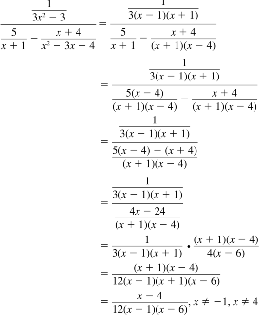 Big Ideas Math Answer Key Algebra 2 Chapter 7 Rational Functions 7.4 a 43