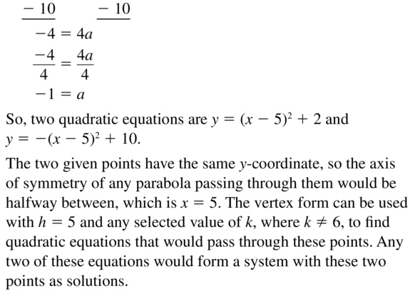 Big Ideas Math Answers Algebra 1 Chapter 8 Graphing Quadratic Functions 8.5 a 101.2