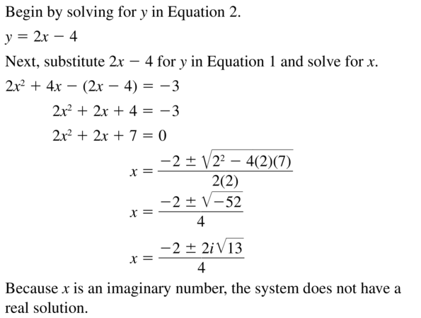 Big Ideas Math Answers Algebra 2 Chapter 3 Quadratic Equations and Complex Numbers 3.5 a 19