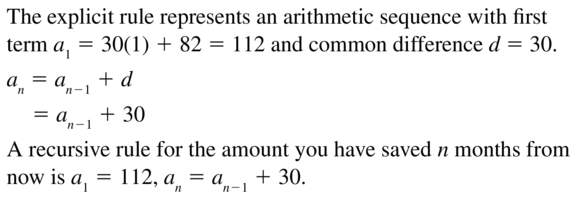 Big Ideas Math Answers Algebra 2 Chapter 8 Sequences and Series 8.5 a 39