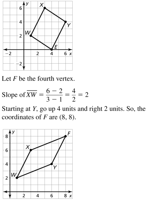 Big Ideas Math Answers Geometry Chapter 7 Quadrilaterals and Other Polygons 7.2 a 45.2
