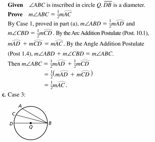 Big Ideas Math Geometry Answers Chapter 10 Circles 10.4 Ans 37.2