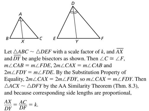 Big Ideas Math Geometry Answers Chapter 8 Similarity 8.2 Answ 31