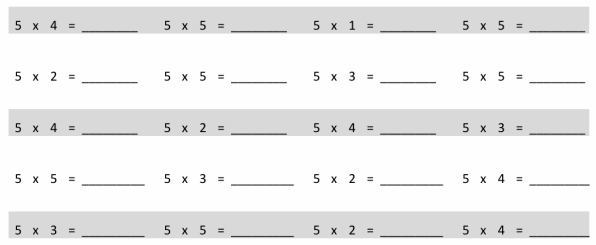 EngageNY Math Grade 3 Module 1 Lesson 21 Pattern Sheet Answer Key 2