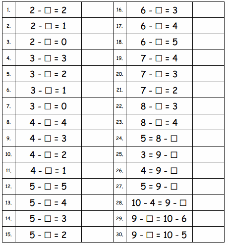 Eureka Math Grade 1 Module 2 Lesson 24 Sprint Answer Key 2