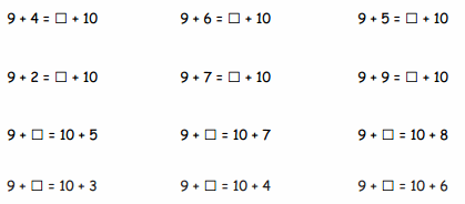 Eureka Math Grade 1 Module 2 Lesson 7 Fluency Template 2 Answer Key 63