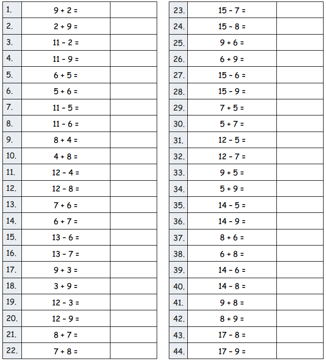 Eureka Math Grade 2 Module 2 Lesson 4 Sprint Answer Key 2