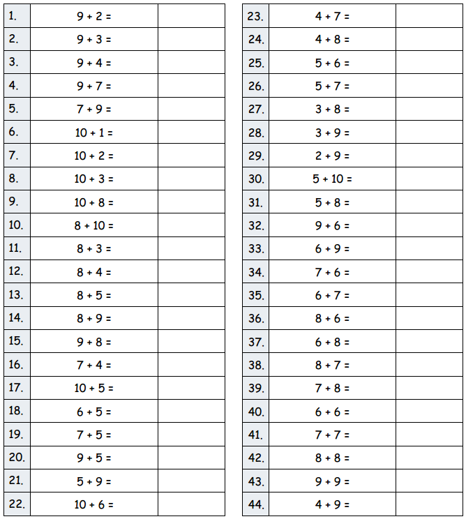Eureka Math Grade 2 Module 3 Lesson 17 Sprint Answer Key 1