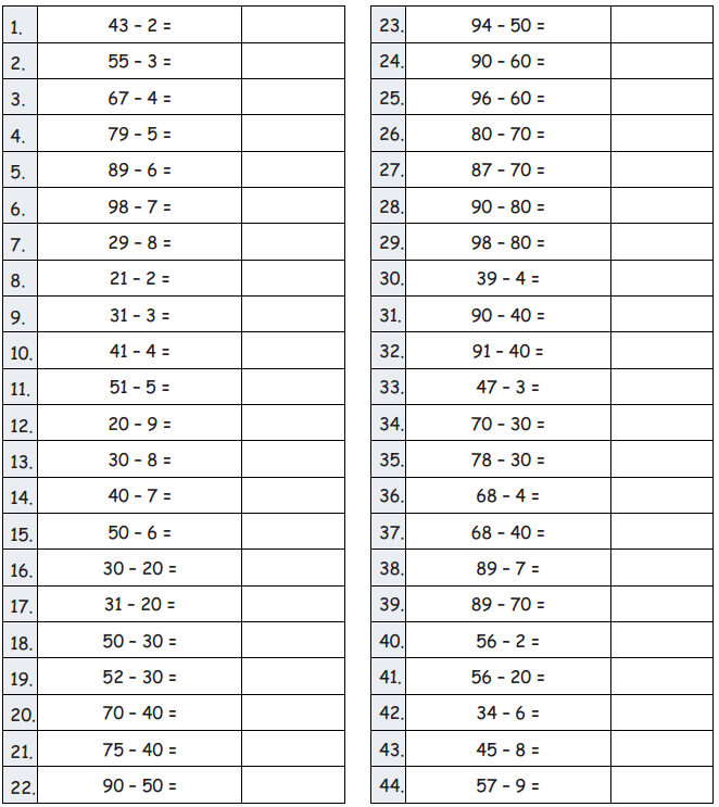 Eureka Math Grade 2 Module 4 Lesson 15 Sprint Answer Key 2