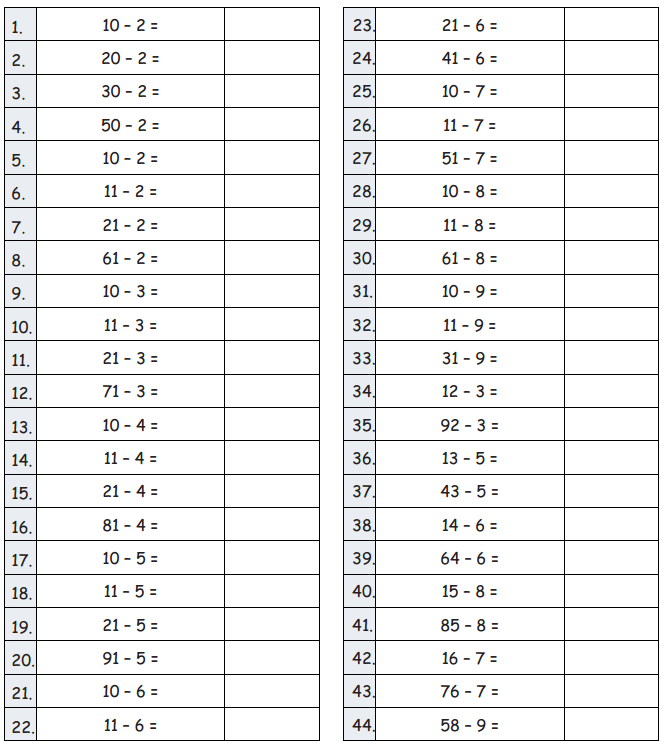 Eureka Math Grade 2 Module 5 Lesson 17 Sprint Answer Key 2
