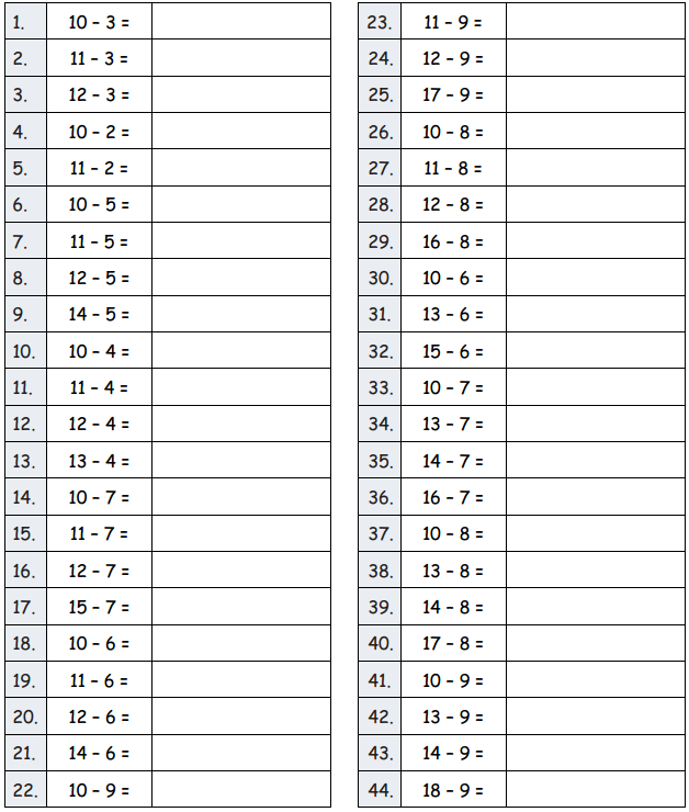 Eureka Math Grade 2 Module 6 Lesson 18 Sprint Answer Key 1