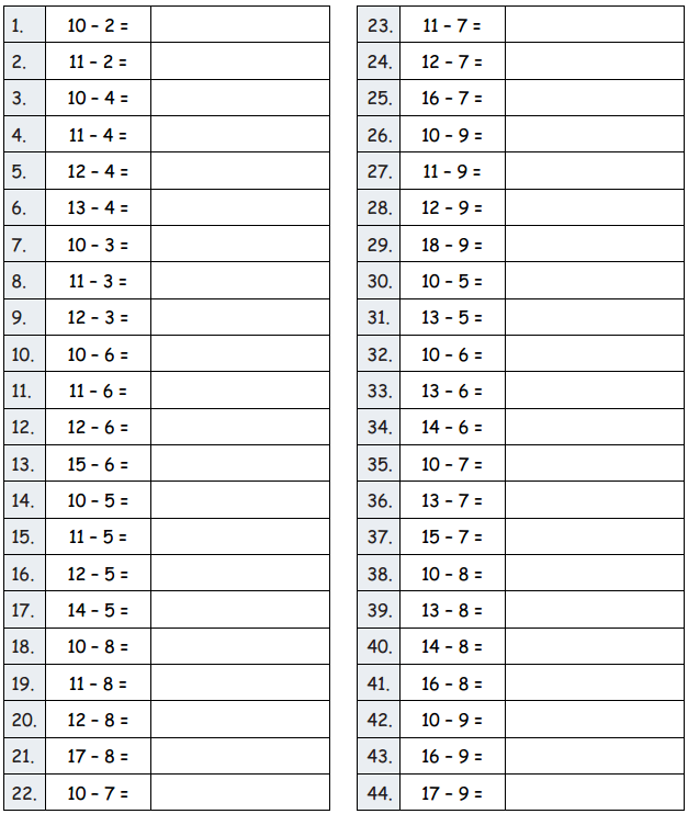 Eureka Math Grade 2 Module 6 Lesson 18 Sprint Answer Key 2