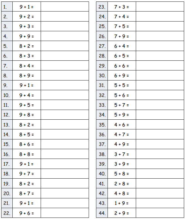 Eureka Math Grade 2 Module 6 Lesson 4 Sprint Answer Key 1