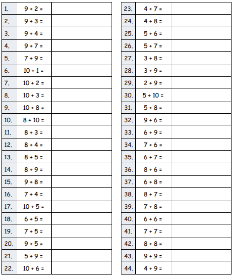 Eureka Math Grade 2 Module 6 Lesson 7 Sprint Answer Key 1