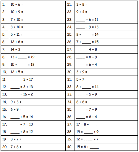 Eureka Math Grade 2 Module 7 Lesson 1 Core Fluency Set B Answer Key 2
