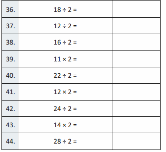 Eureka Math Grade 3 Module 1 Lesson 13 Sprint Answer Key 4