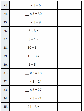Eureka Math Grade 3 Module 1 Lesson 14 Sprint Answer Key 23