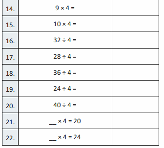 Eureka Math Grade 3 Module 1 Lesson 17 Sprint Answer Key 2