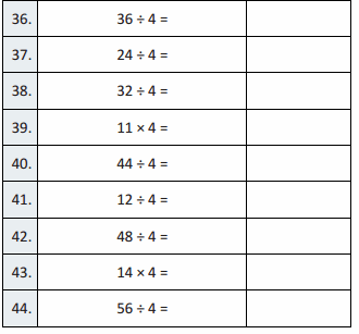 Eureka Math Grade 3 Module 1 Lesson 17 Sprint Answer Key 4