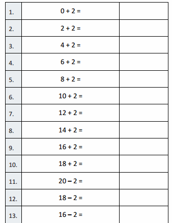 Eureka Math Grade 3 Module 1 Lesson 2 Sprint Answer Key 20