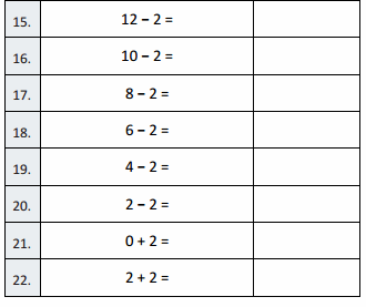 Eureka Math Grade 3 Module 1 Lesson 2 Sprint Answer Key 25