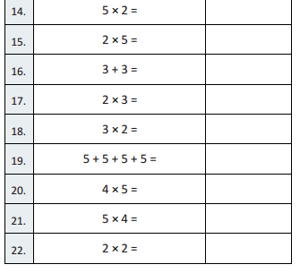 Eureka Math Grade 3 Module 1 Lesson 4 Sprint Answer Key 2