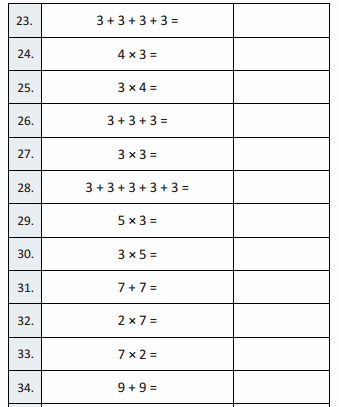Eureka Math Grade 3 Module 1 Lesson 4 Sprint Answer Key 3