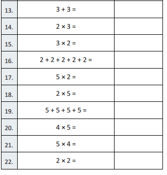 Eureka Math Grade 3 Module 1 Lesson 4 Sprint Answer Key 6