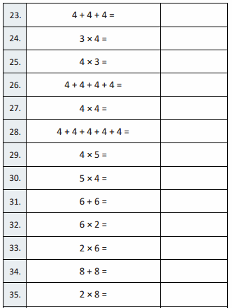 Eureka Math Grade 3 Module 1 Lesson 4 Sprint Answer Key 7