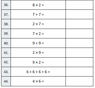 Eureka Math Grade 3 Module 1 Lesson 4 Sprint Answer Key 8